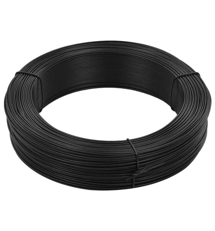 Fil de liaison de clôture 250 m 2,3/3,8 mm Acier Anthracite | Mobilier & Déco