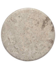 Dessus de table Gris Ø50x2,5 cm Marbre | Mobilier & Déco