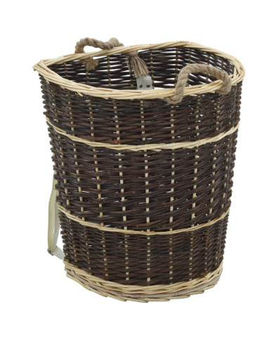Sac à dos bois de chauffage sangles de transport 44,5x37x50 cm | Mobilier & Déco