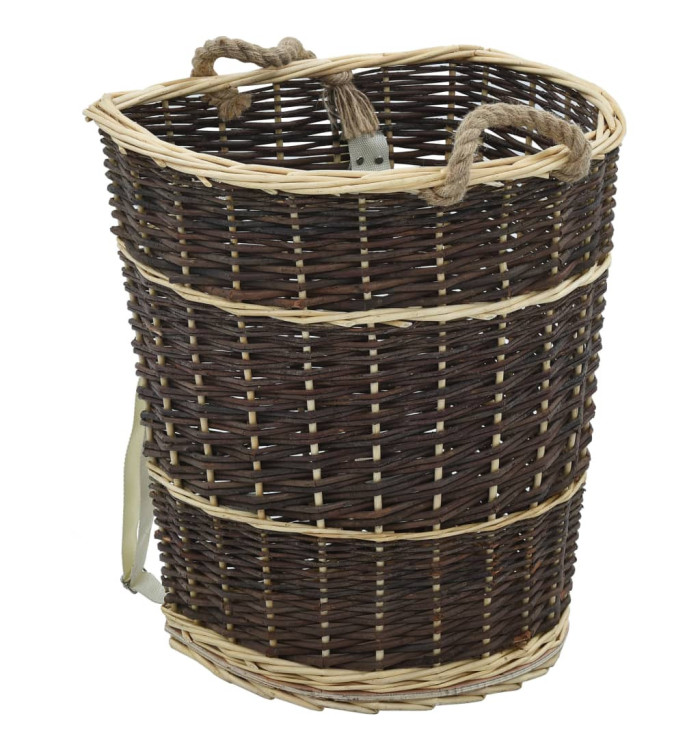 Sac à dos bois de chauffage sangles de transport 44,5x37x50 cm | Mobilier & Déco