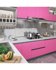Film autoadhésif pour meubles Rose brillant 500x90 cm PVC | Mobilier & Déco