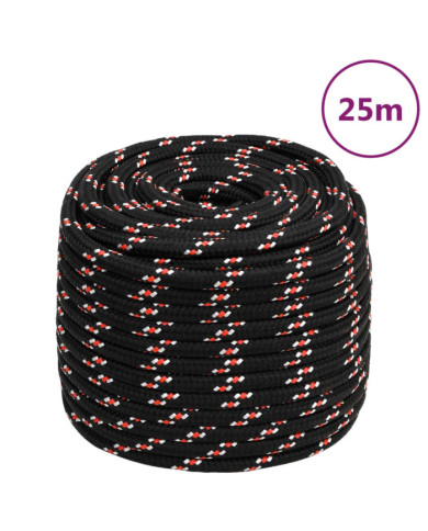 Corde de bateau Noir 18 mm 25 m Polypropylène | Mobilier & Déco