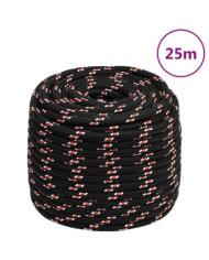 Corde de bateau Noir 18 mm 25 m Polypropylène | Mobilier & Déco