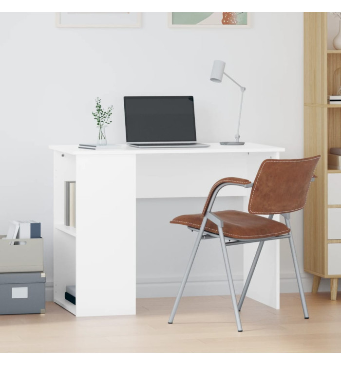 Bureau Blanc 100x55x75 cm Bois d'ingénierie | Mobilier & Déco