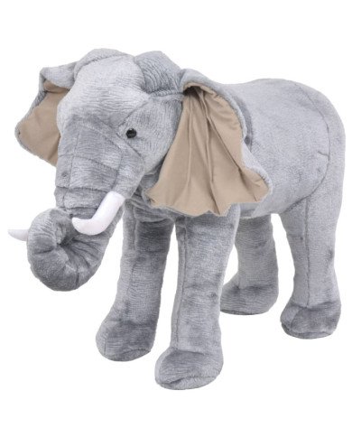 Jouet en peluche Éléphant Gris XXL | Mobilier & Déco