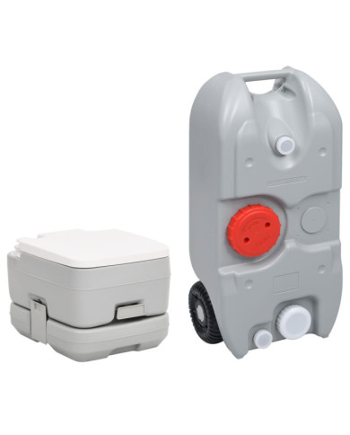 Ensemble de toilette et réservoir d'eau de camping portable | Mobilier & Déco