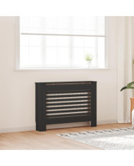 Cache-radiateur noir 112x19x81,5 cm MDF | Mobilier & Déco