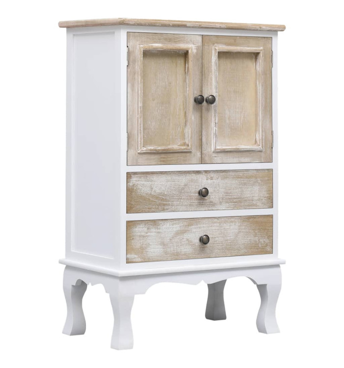 Armoire à tiroirs Blanc 50x30x80 cm Bois | Mobilier & Déco