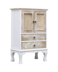 Armoire à tiroirs Blanc 50x30x80 cm Bois | Mobilier & Déco