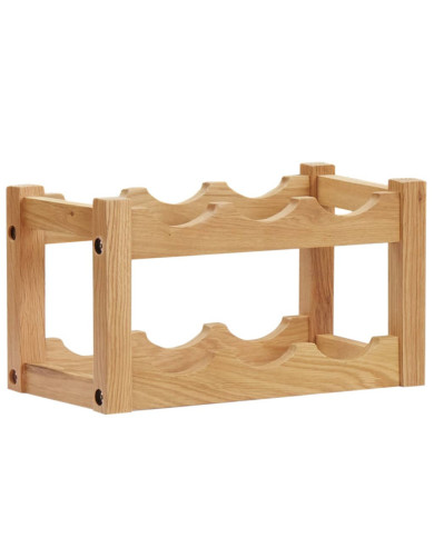 Casier à bouteilles 6 bouteilles 37x21x21 cm Bois de chêne | Mobilier & Déco