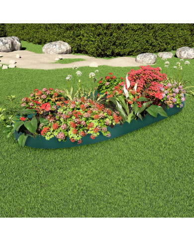 Bordures de jardin 10 pcs Vert 65x15 cm PP | Mobilier & Déco