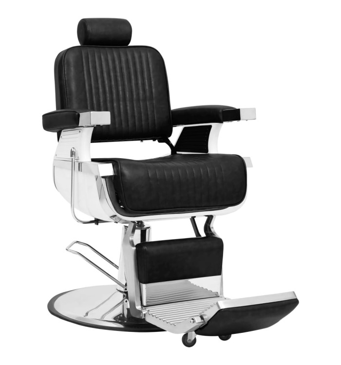 Chaise de barbier Noir 68x69x116 cm Similicuir | Mobilier & Déco