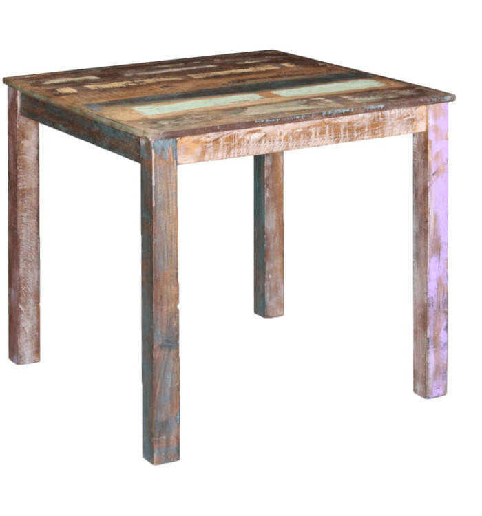 Table de salle à manger Bois de récupération massif 80x82x76 cm | Mobilier & Déco