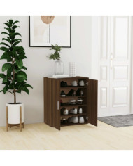 Meuble à chaussures Chêne marron 60x35x70 cm Bois d'ingénierie | Mobilier & Déco