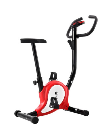Vélo d'appartement avec résistance à courroie Rouge | Mobilier & Déco