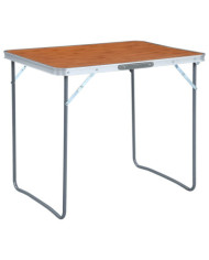 Table pliable de camping avec cadre en métal 80x60 cm | Mobilier & Déco