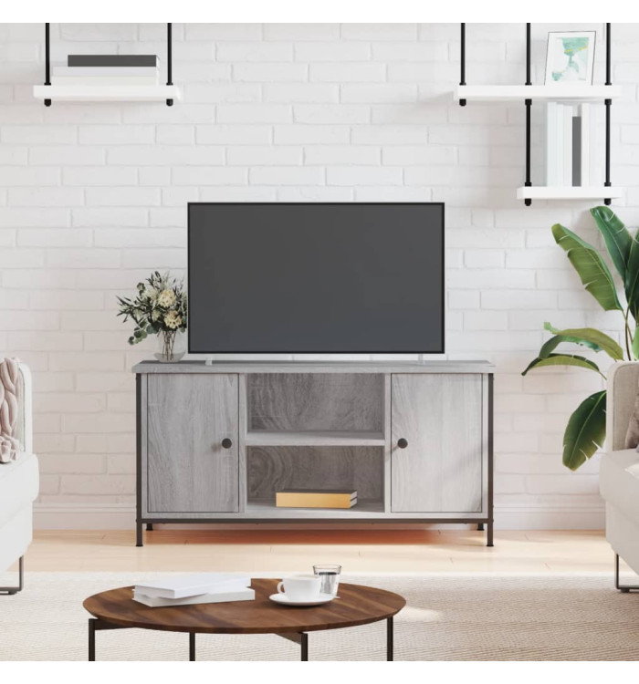 Meuble TV Sonoma gris 100x40x50 cm Bois d'ingénierie | Mobilier & Déco