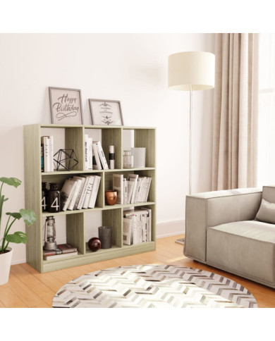 Bibliothèque Chêne sonoma 97,5x29,5x100 cm Bois d'ingénierie | Mobilier & Déco