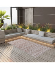 Tapis d'extérieur ARAKIL marron 120x180 cm PP | Mobilier & Déco
