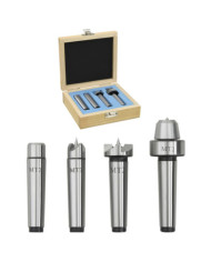 Centres de tour à bois 4 pcs MT2 Acier | Mobilier & Déco