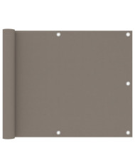Écran de balcon Taupe 75x500 cm Tissu Oxford | Mobilier & Déco