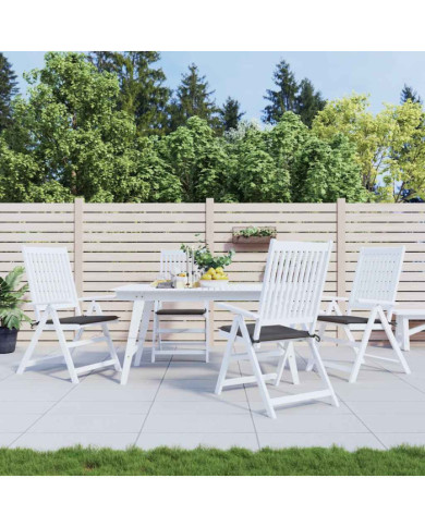 Coussins de chaise de jardin lot de 4 anthracite 50x50x4 cm | Mobilier & Déco