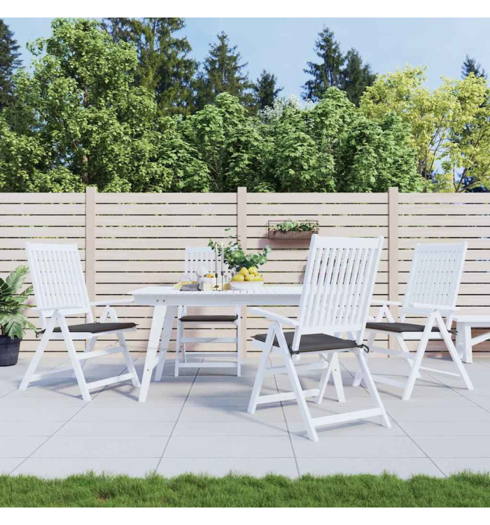 Coussins de chaise de jardin lot de 4 anthracite 50x50x4 cm | Mobilier & Déco