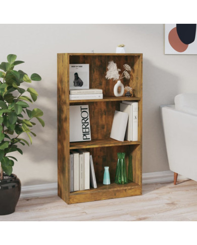 Bibliothèque Chêne fumé 60x24x109 cm Bois d'ingénierie | Mobilier & Déco
