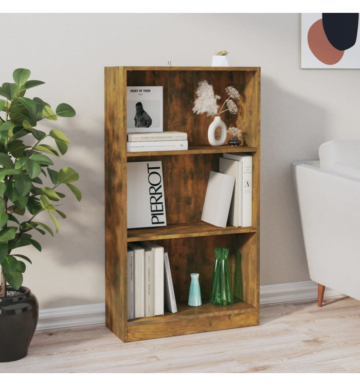 Bibliothèque Chêne fumé 60x24x109 cm Bois d'ingénierie | Mobilier & Déco