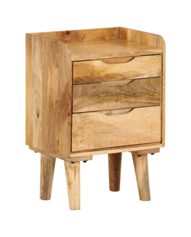 Table de chevet Bois de manguier massif 40 x 30 x 59,5 cm | Mobilier & Déco