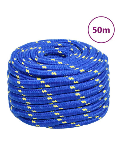 Corde de bateau Bleu 20 mm 50 m Polypropylène | Mobilier & Déco