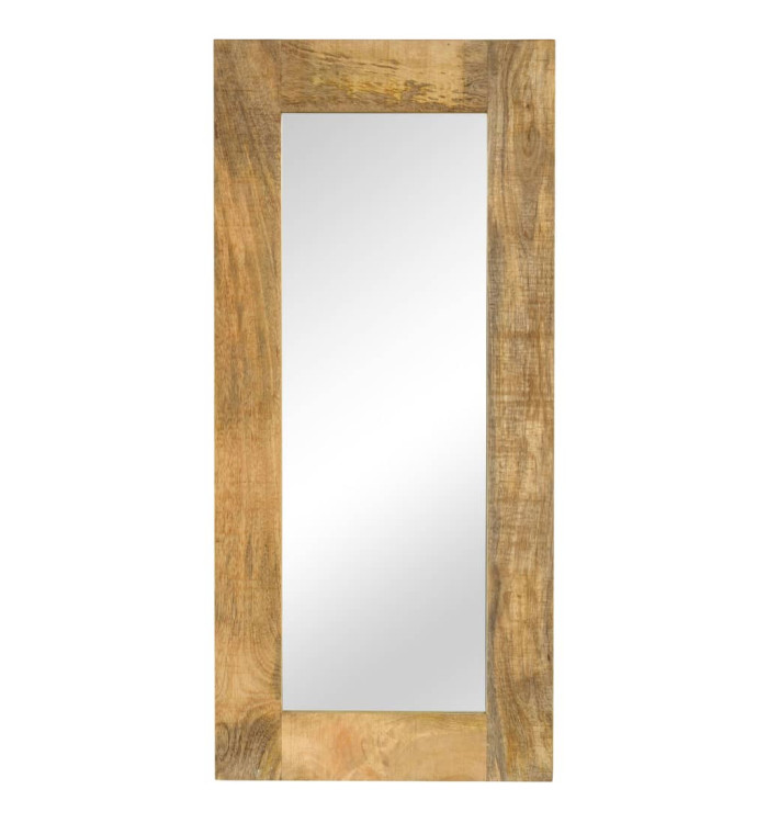Miroir Bois massif de manguier 50 x 110 cm | Mobilier & Déco