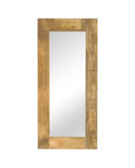 Miroir Bois massif de manguier 50 x 110 cm | Mobilier & Déco