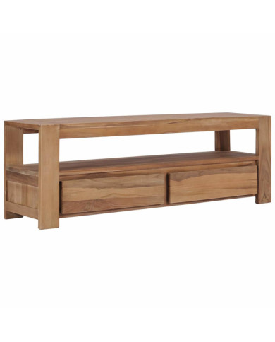 Meuble TV 120 x 30 x 40 cm Bois de teck massif | Mobilier & Déco
