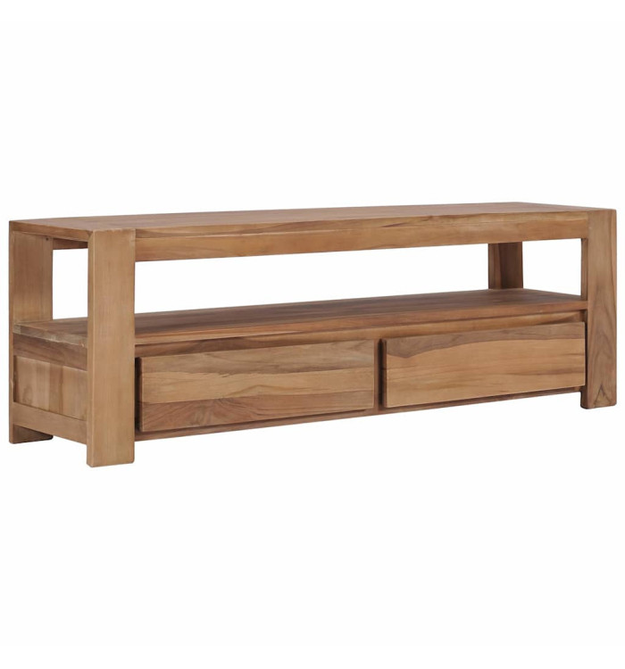 Meuble TV 120 x 30 x 40 cm Bois de teck massif | Mobilier & Déco