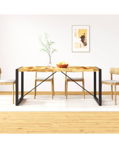 Table à manger Bois de manguier brut 180 cm | Mobilier & Déco