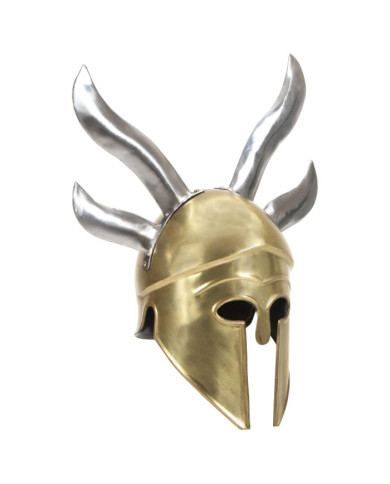 Casque de guerrier grec antique pour GN Laiton Acier | Mobilier & Déco