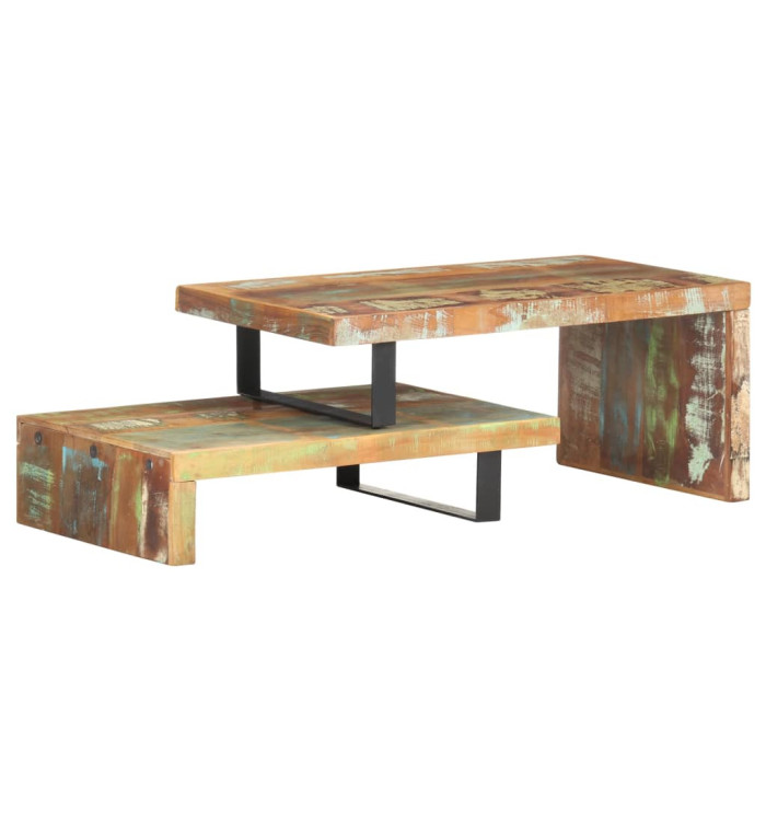 Ensemble de table basse 2 pcs Bois de récupération massif | Mobilier & Déco