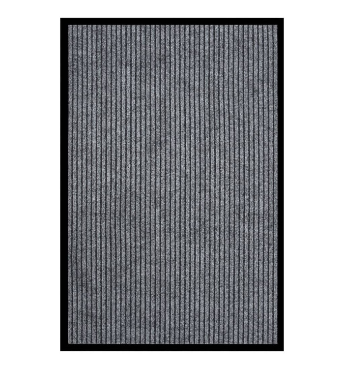 Paillasson rayé Gris 80x120 cm | Mobilier & Déco