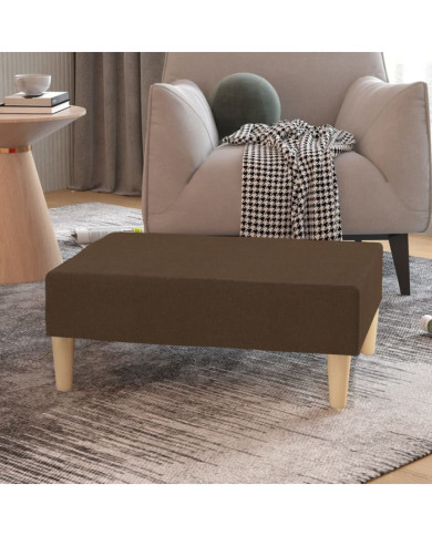Repose-pied Marron 78x56x32 cm Tissu | Mobilier & Déco