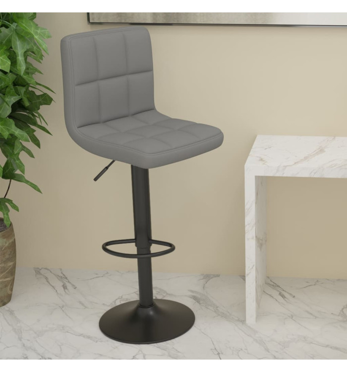 Tabouret de bar Gris clair Tissu | Mobilier & Déco