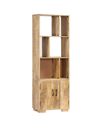 Bibliothèque 60x35x180 cm Bois de manguier solide | Mobilier & Déco
