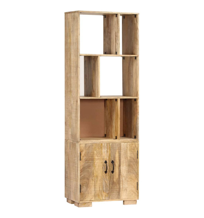 Bibliothèque 60x35x180 cm Bois de manguier solide | Mobilier & Déco
