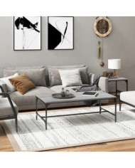 Table basse Sonoma gris 80x50x35 cm Bois d'ingénierie | Mobilier & Déco