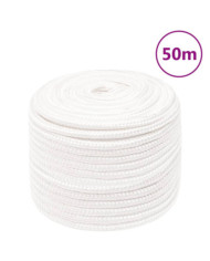 Corde de bateau Blanc complet 12 mm 50 m Polypropylène | Mobilier & Déco