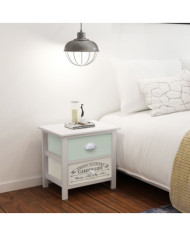 Table de chevet en style français 2 pcs Bois | Mobilier & Déco