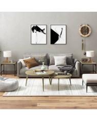 Tables d'appoint 2 pcs Chêne sonoma 40x40x35 cm Bois ingénierie | Mobilier & Déco