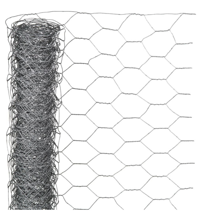 Nature Grillage métallique hexagonal 1 x 10 m 25 mm Acier galvanisé | Mobilier & Déco