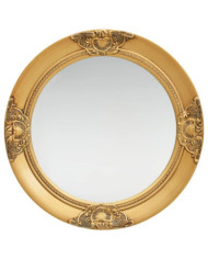 Miroir mural style baroque 50 cm Doré | Mobilier & Déco