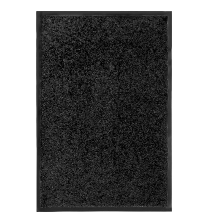 Paillasson lavable Noir 40x60 cm | Mobilier & Déco
